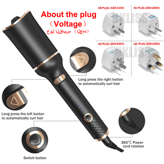 Automatic hair Curling Iron Curling Flat