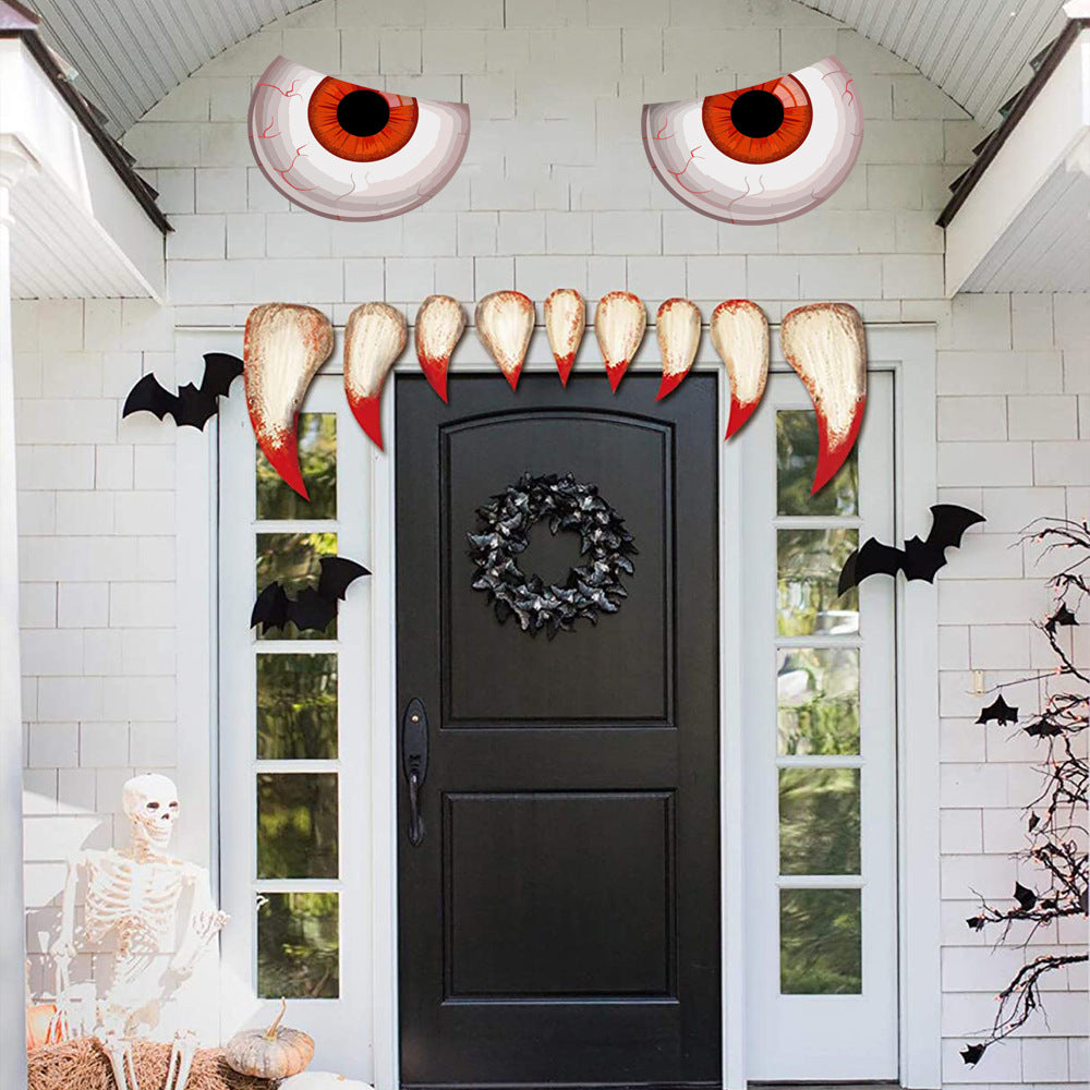 Halloween Horror Door Sticker