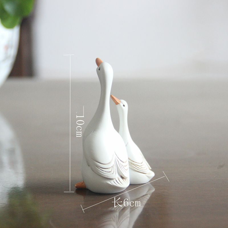 Garden Decoration Simulation Mother And Child Duck