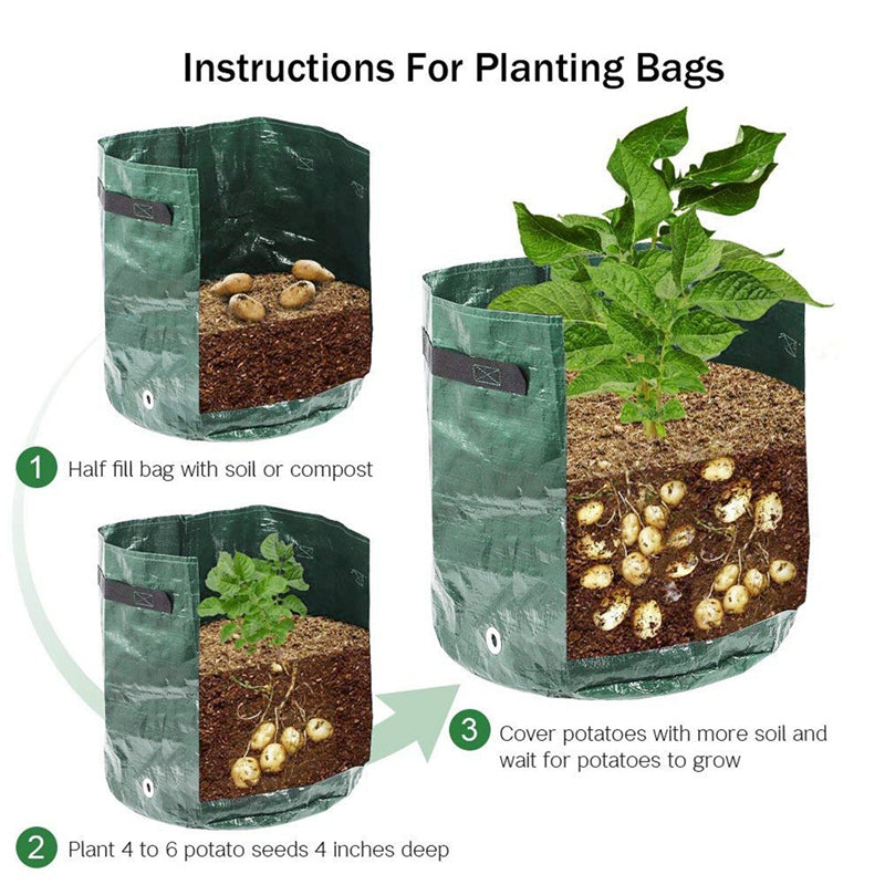 Potato Grow Bags Vegetable Planter Growing Bag
