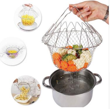 Multi-function Foldable Chef Cooking Basket