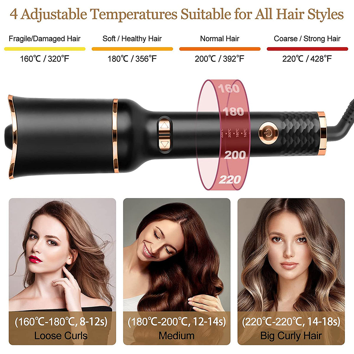 Automatic hair Curling Iron Curling Flat