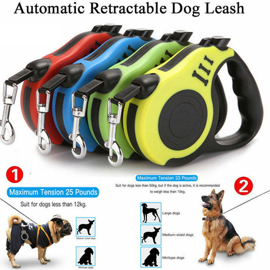 Automatic Retractable Dog Leash Pet