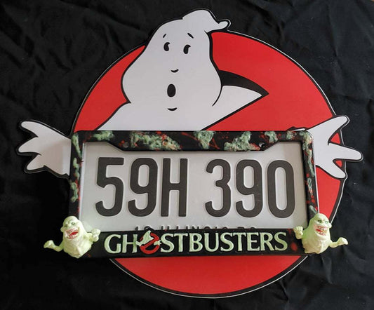 Halloween Personality Myers License Plate Frame