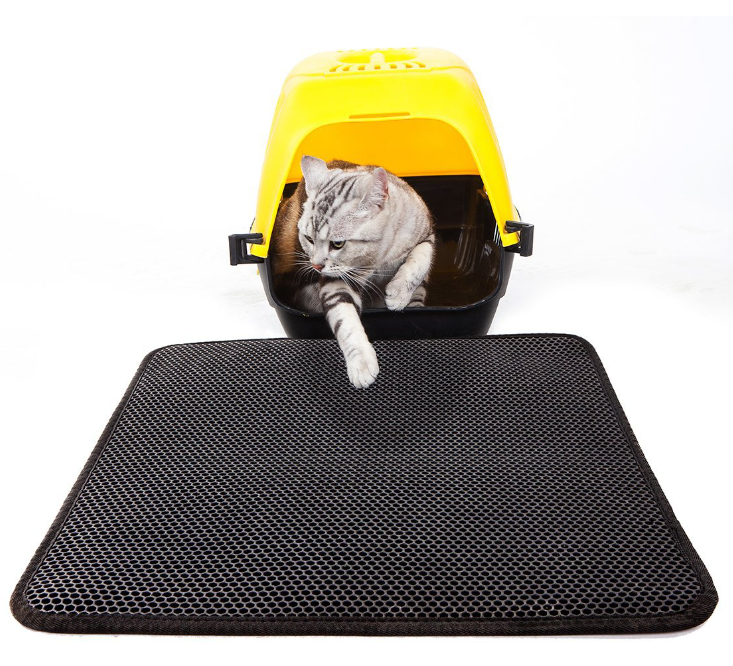 Waterproof Pet Cat Litter Mat EVA Double Layer Cat Litter
