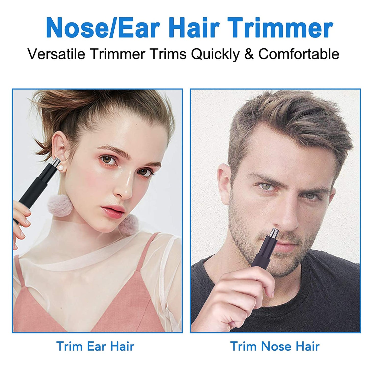 -, Professional & Painless Nose Hair Clipper