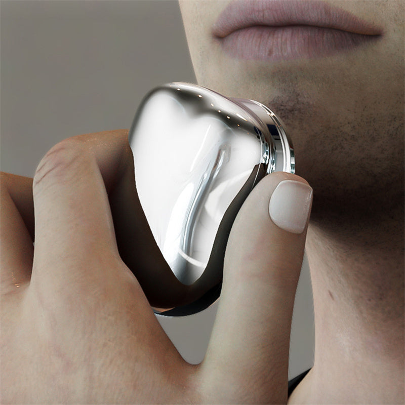 Electric Mini Travel Shaver For Men-Pocket Size Washable Electronic Razor-Mens Rechargeable Portable Cordless Shaving Face Beard