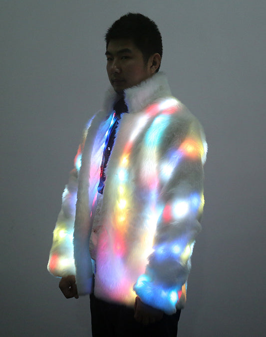 Halloween Colorful LED Lighting Clothes Jacket