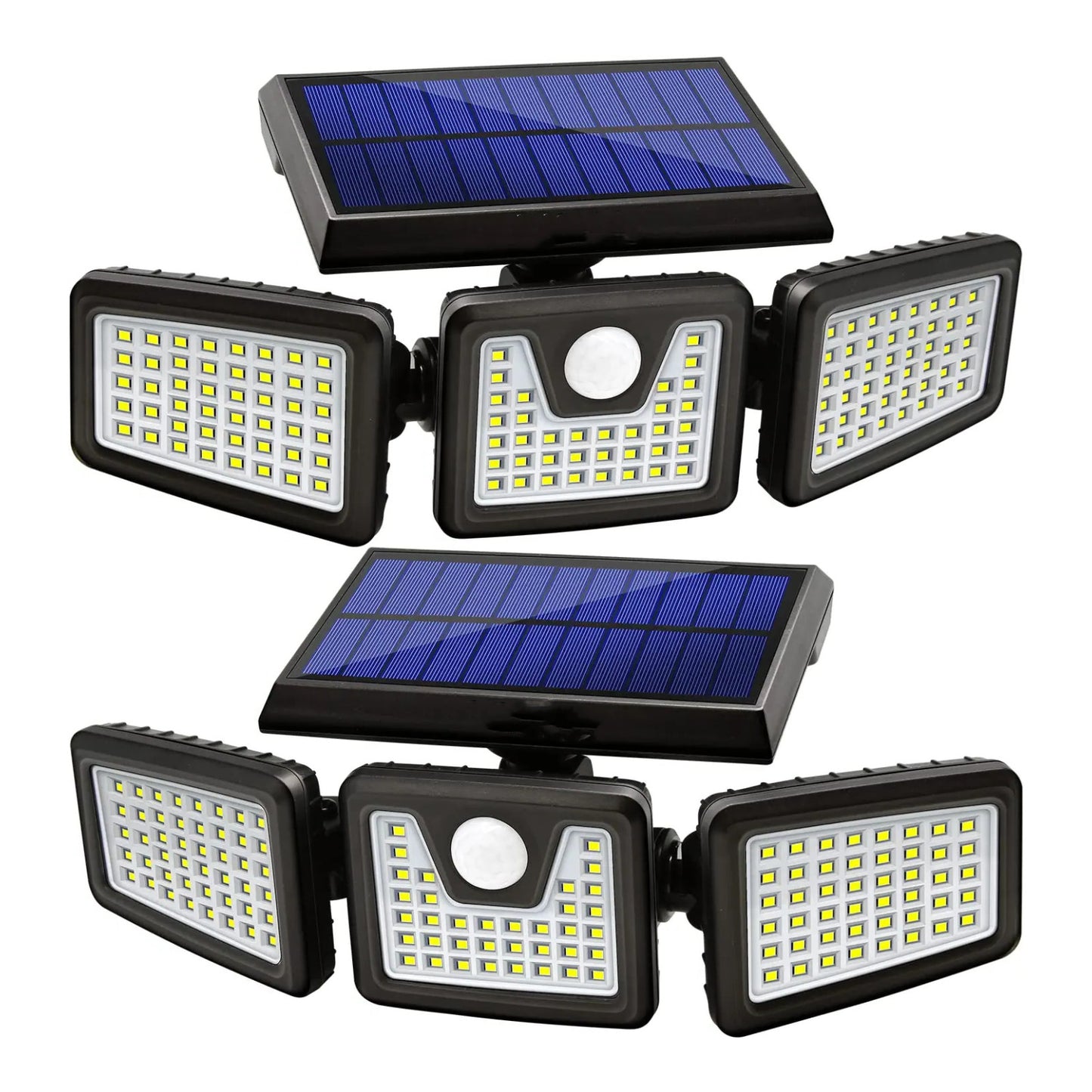 Outdoor 128 LED 2 Pack Solar Lights